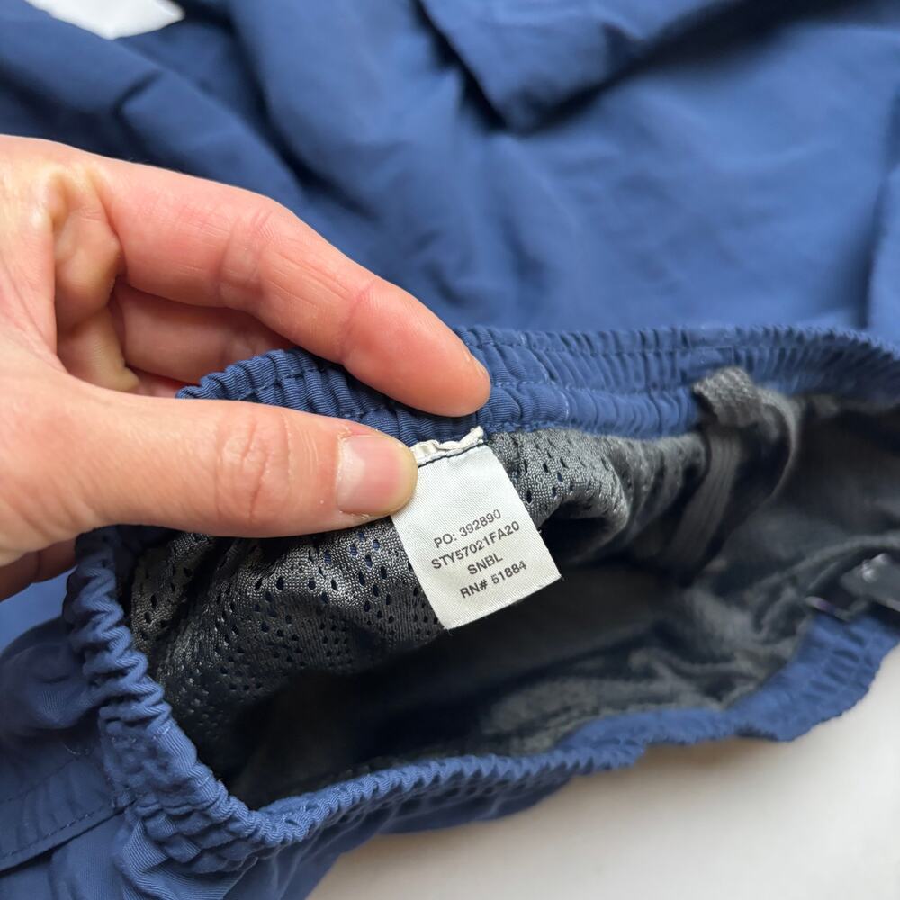 Patagonia Baggies 5 Inseam Swim Shorts Nylon Mens L Navy Blue Trunk - Picture 7 of 9